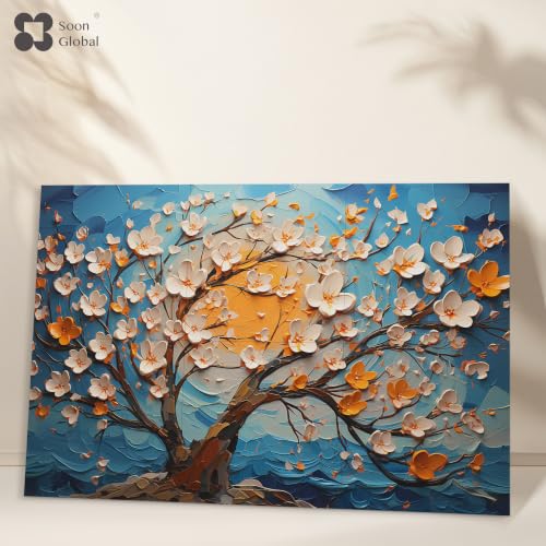 Image of Soon Global Acoustical Wall Panels, 72 X 48 Inches Art Acoustic Panels, Decorative Acoustic Panels, Acoustic Wall Panels, Sound Absorbing Wall Art, Canvas