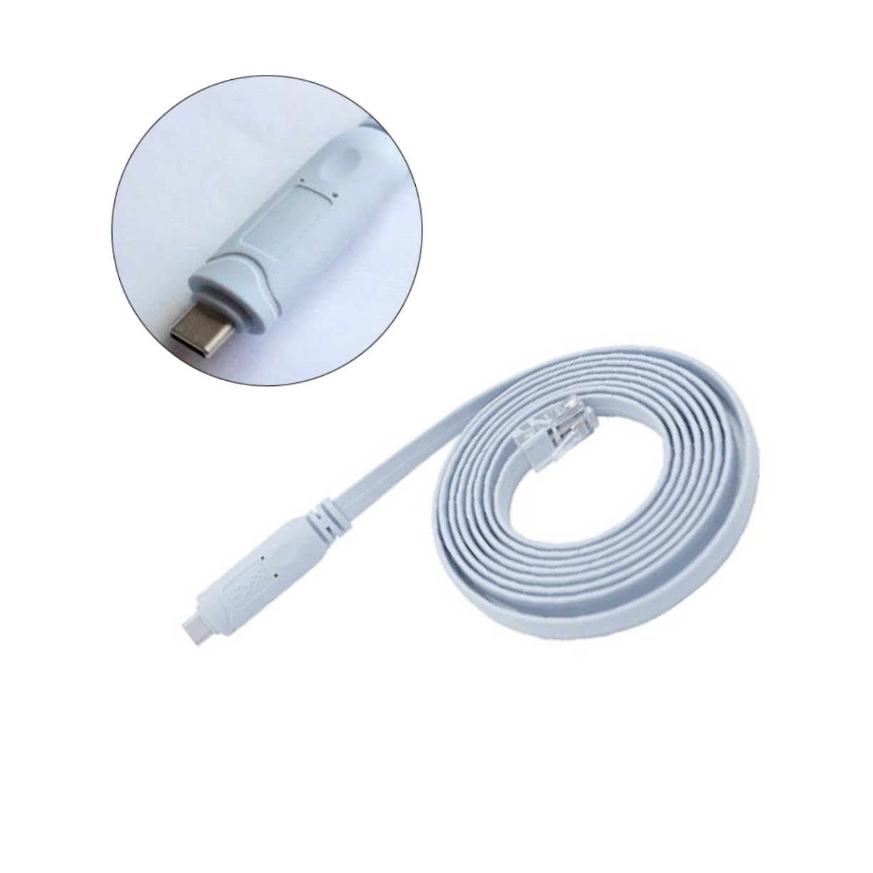 Uonlytech Câble Adaptateur USB-c vers Routeur 3 Pièces Connecteur De Console Pilotes Préchargés Extension Directe 250 Kbps