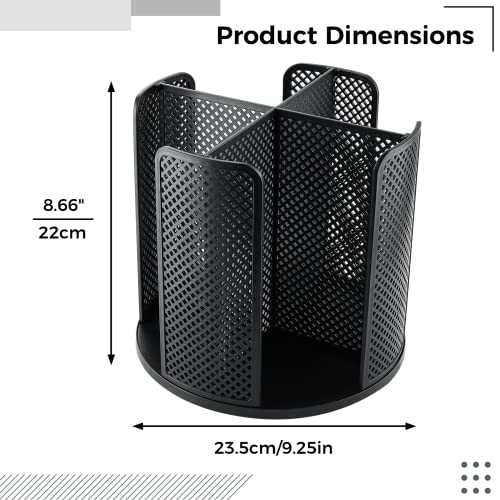 Battipaw Rotatable Cup And Lid Organizer With 4 Compartments, Coffee Cup Dispenser, Paper Cup Storage Holder, For Countertop Bathroom Kitchen Bedroom Coffee Shop (Black) #TOP3