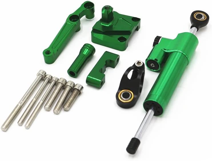 Suitable for Kawasaki Ninja250 Z250 Motorcycle Accessories Direction Damper Anti-Flapping Head Measuring Tape Size(Titanium color)