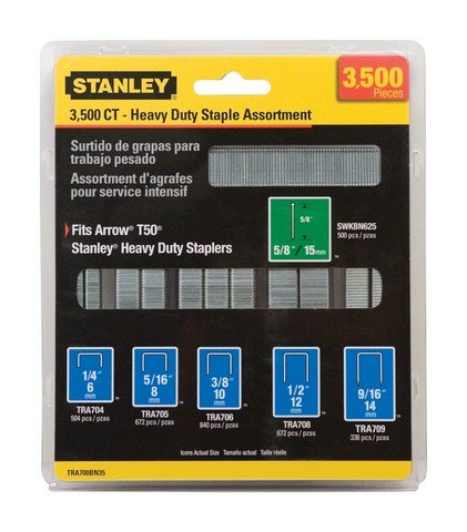 Stanley tra700bn35 3500 piezas Surtido Heavy Duty Grapas