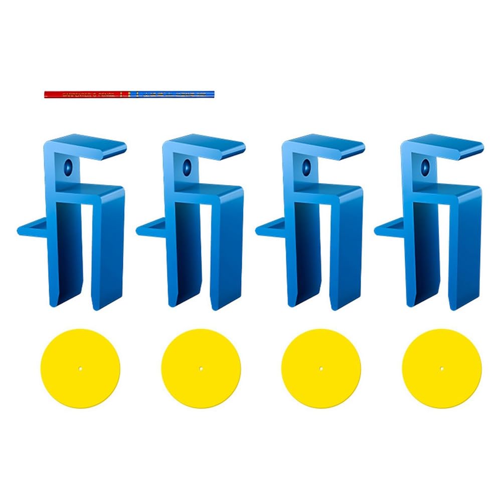 Vjsujehgy Woodworking & Carpentry Jigs Set Ceiling For Carpenter Cabinet Furniture Fitting Make Scribing Fillers, 4Pack