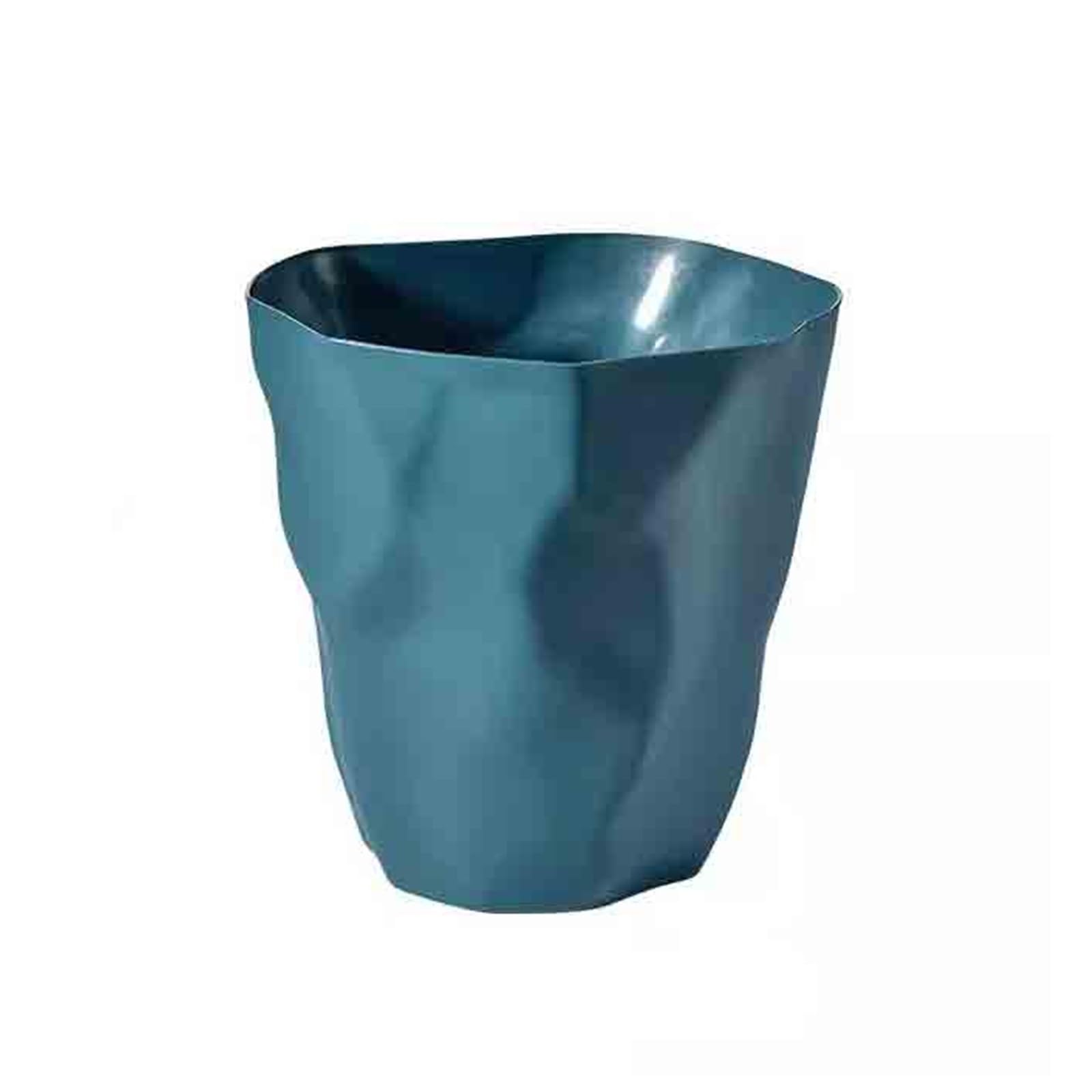 Garbage Bin Household bathroom trash can(Blue)