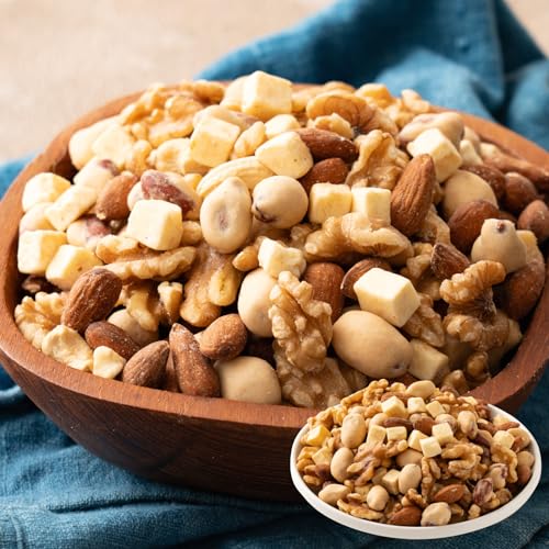 港ダイニングしおそう 5種のおつまみ チーズナッツ 500g 無塩 ミックスナッツ アーモンド カシューナッツ くるみ ピーナッツ ダイスチーズ 食塩不使用 加工オイル不使用 自分用 ご褒美 贈り物 プレゼント ギフト