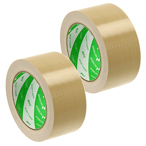 Amazon.co.jp: ニチバン 布テープ 中軽量物封かん用 2巻入 50mm