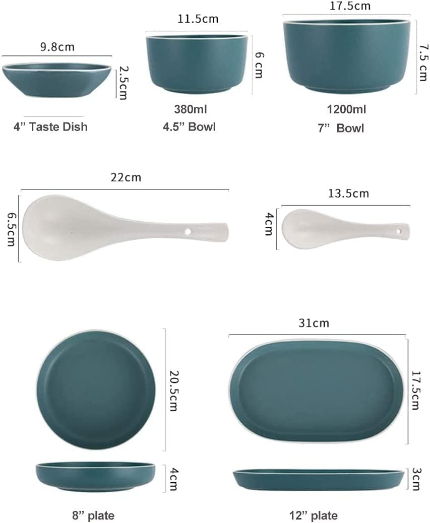 Zestaw obiadowy Zastawa stołowa na przyjęcie Zestaw serwisowy 36 SZT. Zestaw obiadowy w stylu nordyckim Prosty ceramiczny zestaw obiadowy do użytku domowego z pałeczkami Talerz Miska Zastawa stołowa