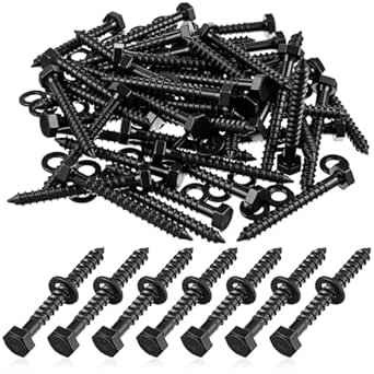 15) Hex Head 1/2 X 16 Lag Bolts Wood Screws Zinc Plated - Lexar Industrial