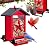 Squirrel Proof Bird Feeder for Outdoors Hanging, Metal Wild Bird Seed Feeder with Bilateral Weight-Activated Perches, 5LB Large Capacity Wild Bird Feeders for Outside Finch, Cardinal, Blue Jay