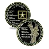 U.S. Army Seal Metal Emblem Values Military Soldier Creed Challenge Coin - Army Gifts