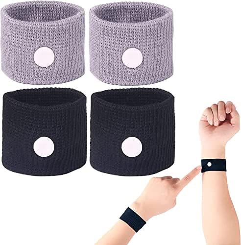 LYJEE Nausea Wristbands, Motion Sickness Band for Pregnancy, Acupressure Wristband for Nausea or Morning Sickness