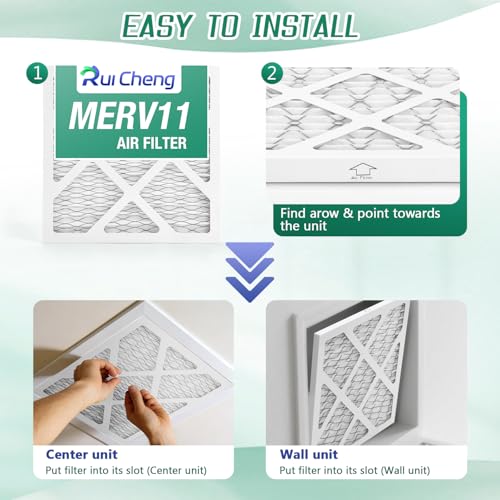 Image of 6 Pack Updated 10x10x2 Air Filter pertain Merv 11 MPR1000