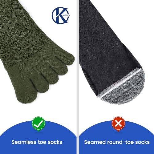 Image of COOLMAX Running Toe Socks, Cushioned, Athletic Ankle, Men Women