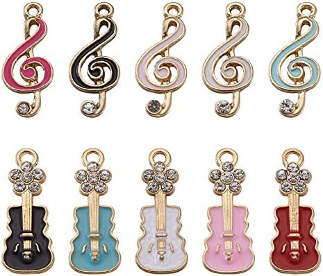 Craftdady 32Pcs Cat Dog Paw Prints Enamel Dangle Pendants 16 Colors Animal Footprint Metal Floating Charms with Jump Rings Lobster Claw Clasps for Jewelry Crafts Making