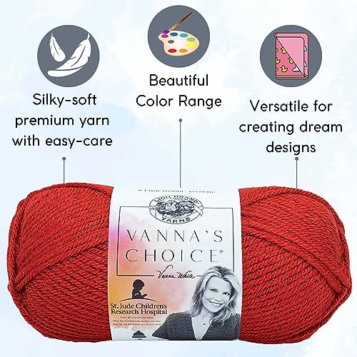 Image of Lion Brand Yarn Vanna'S Choice 860-133 Brick