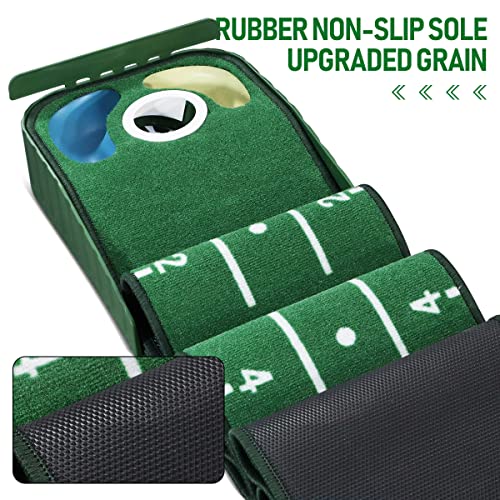 Tapis de putting 3 trous pour intérieur