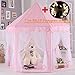 Produktbild Kinderzelt, kinderspielzelt,Prinzessin Castle Spielzelt, Kinder Nook Zelte für Indoor & Outdoor Use, Tragetasche, Baby Geburtstagsgeschenk, Für Kinder im Alter unter 10 Jahren (Kinderzelt, Rosa)