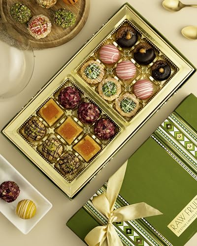 Image of HyperFoods Diwali Gifts for Family and Friends 18 Pcs Assorted Sweets Gift Corporate Gifts Diwali Gifts Sweets Gift Pack Corporate Gifts for Employees
