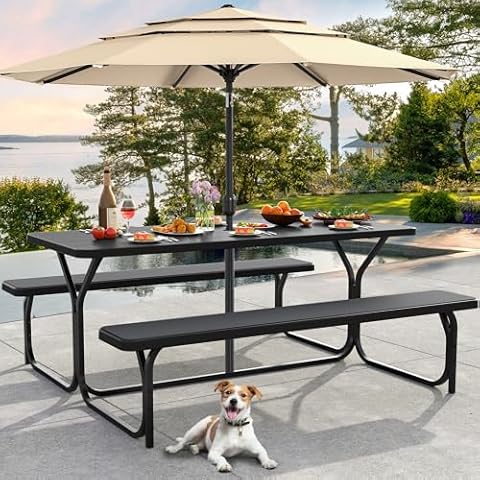 DWVO 6FT Heavy Duty Picnic Table Cover