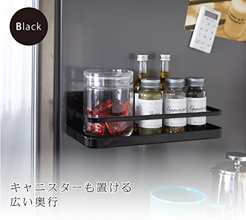 Amazon | マグネットスパイスラック タワー(ブラック) | Yamazaki(山崎