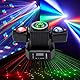 Areyourshop Moving Head lead Light Rotating Disco Ball Beam Strobe Remote DMX Stage Light