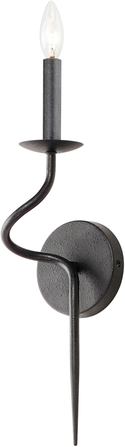 Maxim Lighting 27701BO Padrona - 1 Light Candle Wall Sconce-19 Inches Tall and 4.75 Inches Wide