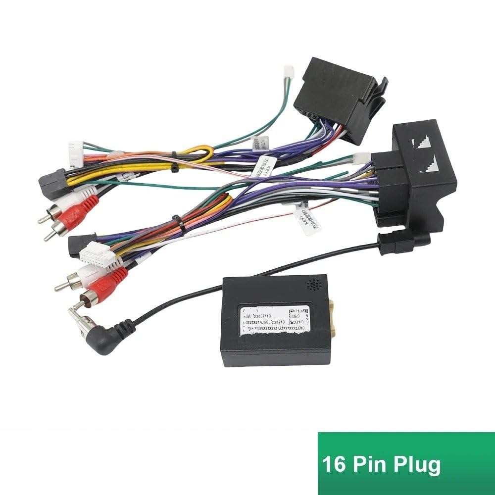 Mascherine Telaio Per A3 8P A4 B7 TT CAN Bus Decoder Quadlock Cablaggio Adattatore Connettore Auto Android Cavo 16 Spille Spina Radio Fascia | Cable Canbus