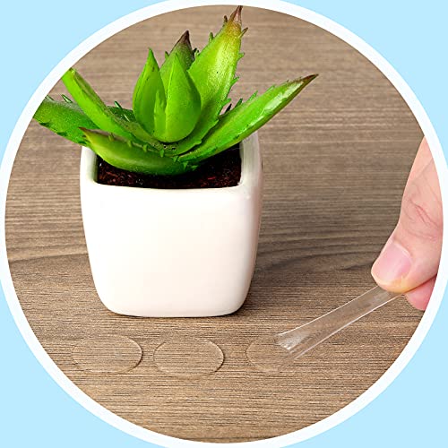 Double-Sided No Traces Adhesive Clear Sticky Tack Removable Putty Reusable Transparent Sticker For Christmas Festival Decoration, Metal, Glass, Wall, Ceramic, Wood (Round Shape,490 Pieces) #TOP3