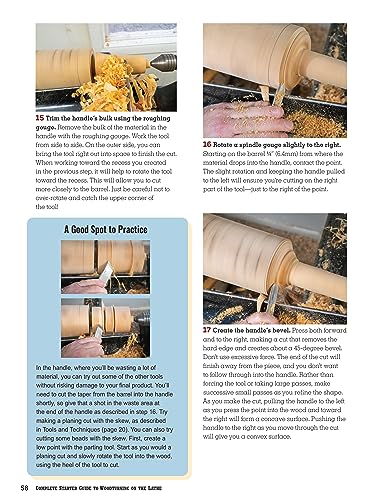 Complete Starter Guide to Woodturning on the Lathe: Everything You Need to Know Plus 8 Projects to Get You Started (Fox Chapel Publishing) How to Turn for Beginner to Intermediate Woodworkers - Image 8