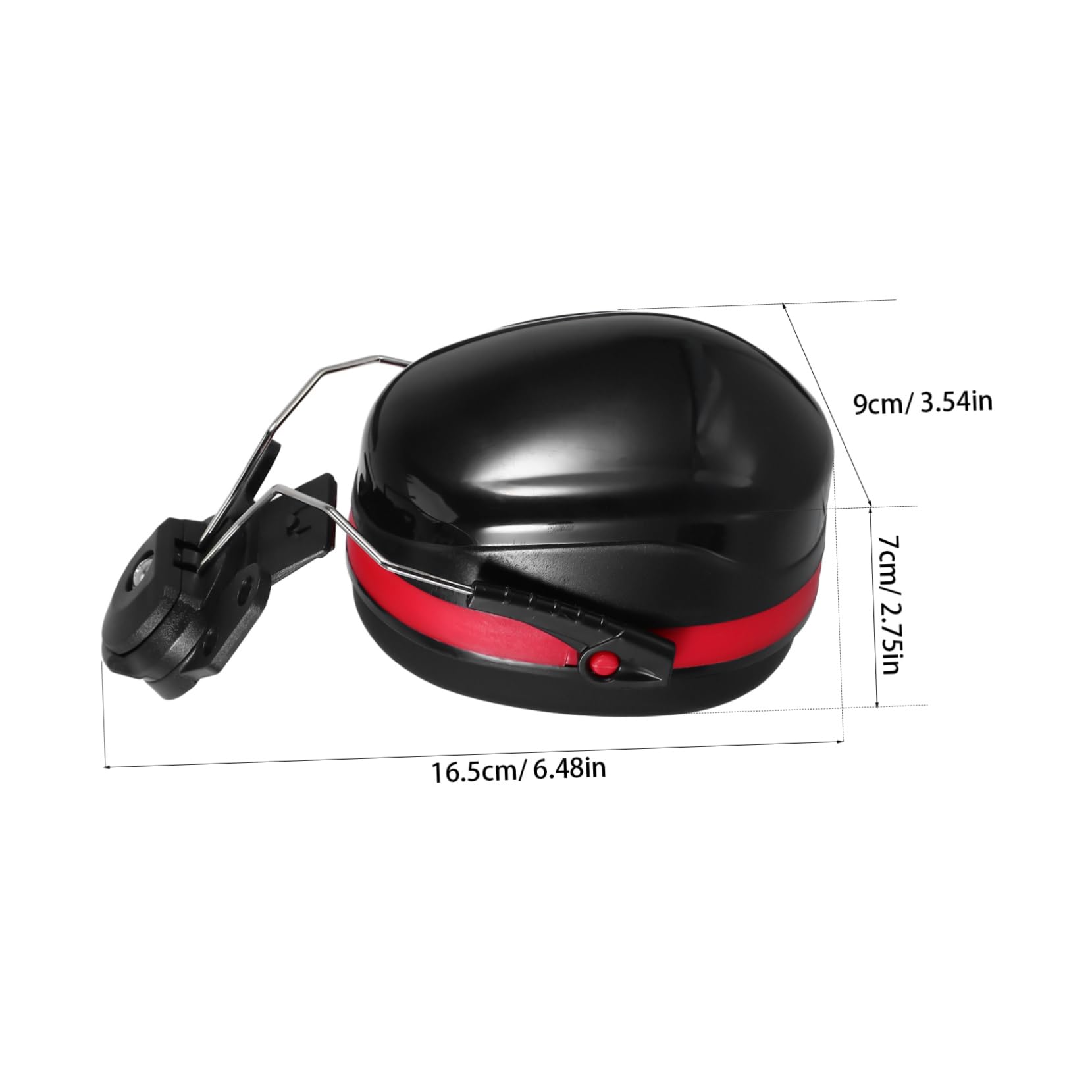 LIFKOME Orejeras para Casco de Seguridad Reducción de Ruido, Protección Auditiva para Trabajadores en Entornos de Alto Ruido, Plástico y Espuma