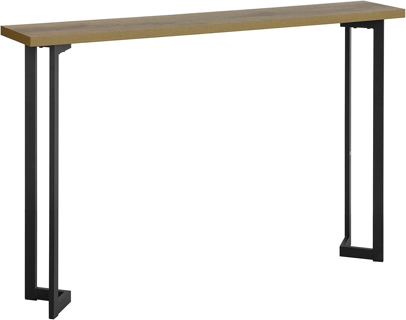 (UAE STOCK) SoBuy Console Table Tv Table for Hallway Slim Hall Tables Metal Frame Compact Display Table Sofa Table for Small Spaces, Entryway, Living Room, W120 x D20 x H75cm FSB50-PF