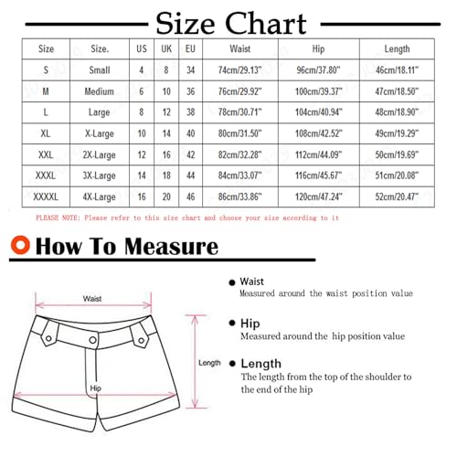 Womens Cargo Shorts Sale Clearance,Stretch Cotton Summer Pants Elastic Waist Tracksuits Bottoms Combat Bermuda Cargo Shorts 7" Baggy Hiking Walking Running Pants with 4 Pockets Plus Size Y2K Jumpers - Image 4