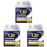 NIVEA Q10 Power Antiarrugas Cuidado de Noche (1 x 50 ml),6.8 (Paquete de 3)