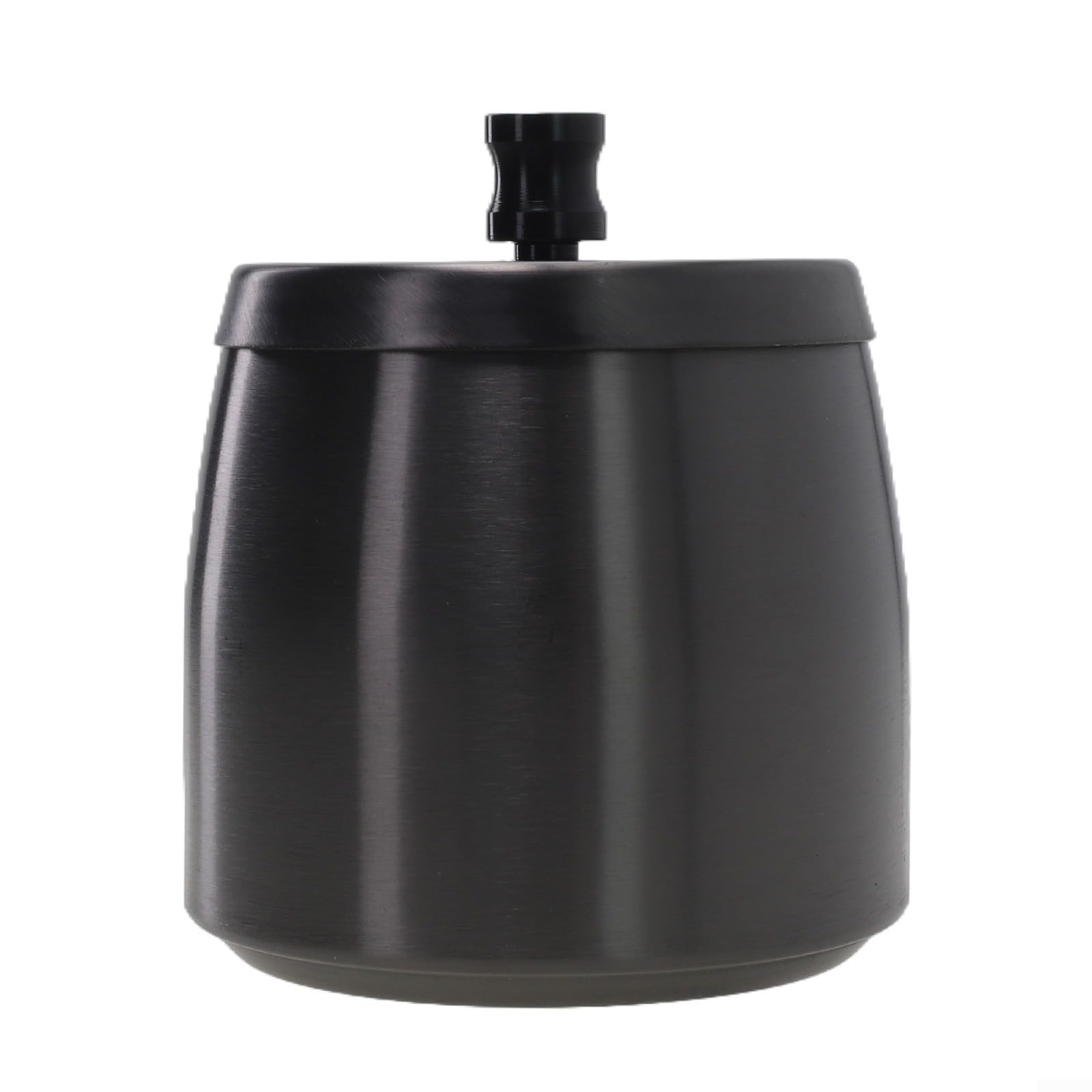 Portacenere da tavolo in acciaio inossidabile, antivento, con coperchio, grande capacità, per uso esterno, base antiscivolo, per casa, bar, caffetteria e decorazione del giardino (H)