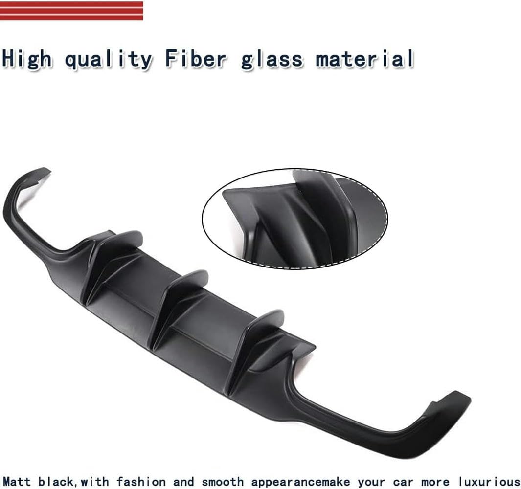 W204 Cf Diffusor + Heckspoiler, Passend Für Mercedes Benz W204 Sport C250 C300 C63 Amg Limousine 2012–2015, Kohlefaser-Unterlippenschutz, Kofferraumdeckel, Heckspoilerflügel