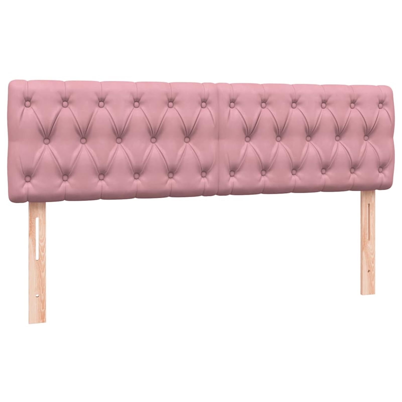 ATOMSTACK MAKER Letto a molle, rosa, 160 x 210 cm, con materasso a molle insacchettate, testiera regolabile in altezza, topper traspirante e rivestimento in velluto, comodo, di supporto, facile da