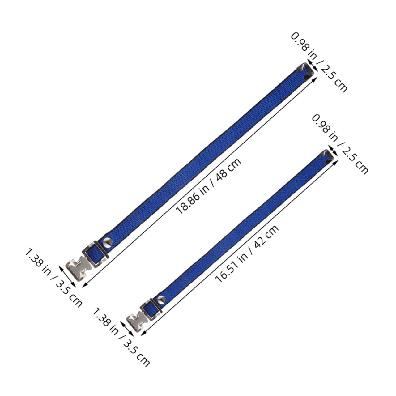 KICHOUSE 4pcs Stilt Leg Straps Kit Heavy-Duty Adjustable Drywall Straps for Universal Stilts Replacement Parts for