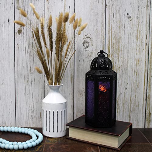 Vase en métal galvanisé incassable pour décorer une bibliothèque