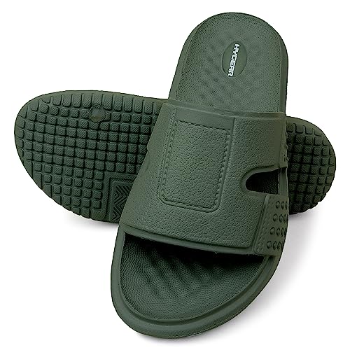 Image of Hygear Men's Garcia EVA Slides | Ultra Soft Cushion | Lightweight | Waterproof | Stylish |Anti-Skid | Comfortable Everyday Slides for Men