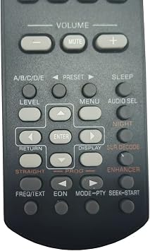 Remote Control Replacement For Yamaha AV Amplifier Receiver RAV248 RAV249 RAV246