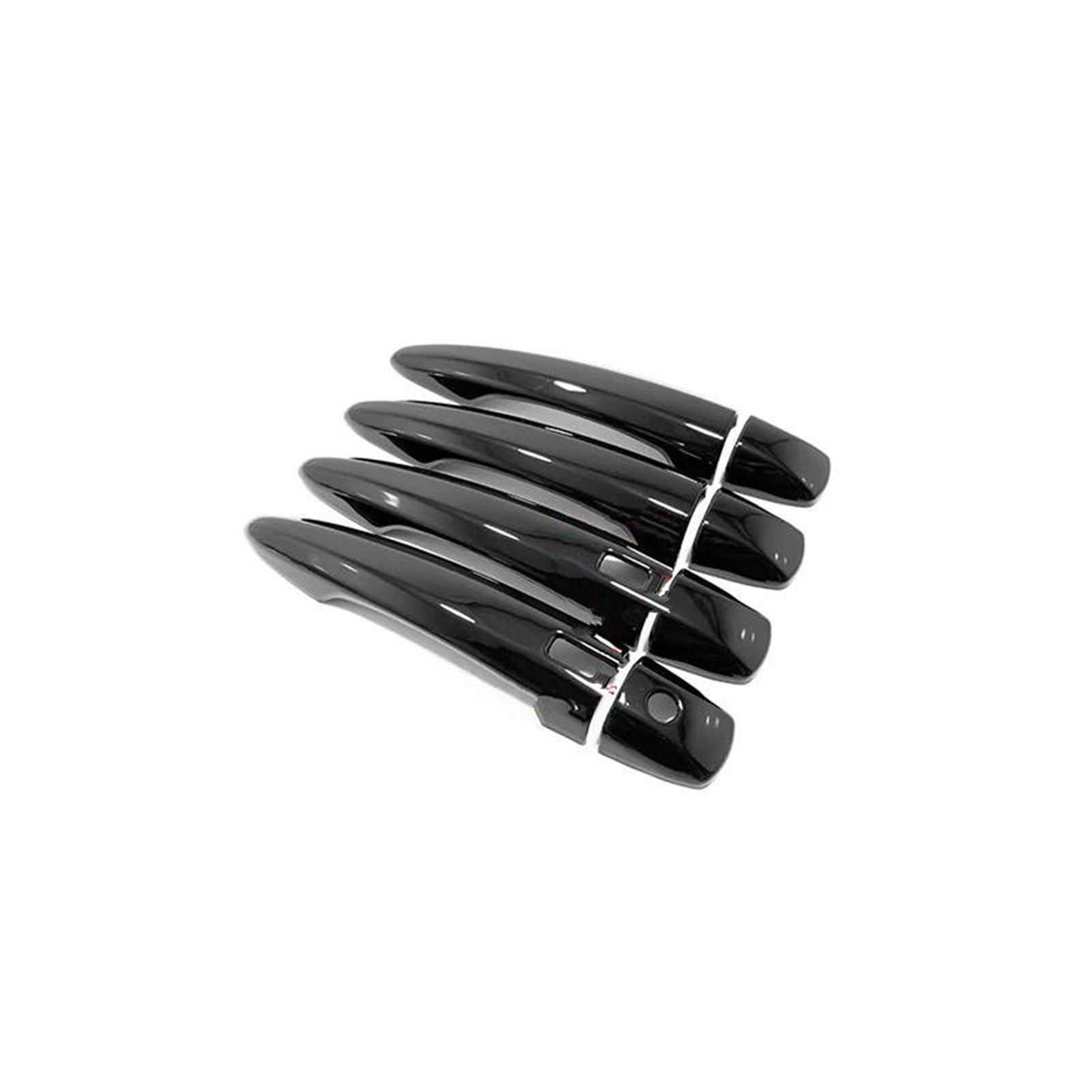 KJHOPY for Nissan for Qashqai J12 X Trail T33 Rogue 2021 2022 ABS Carbon Car Side Door Handle Cover Trim Sticker Exterior Exterior Door Handle(Style1)