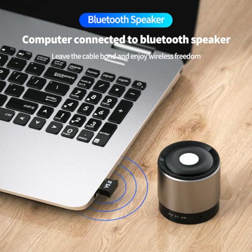 Image of higadget USB Bluetooth Adapter 5.1 EDR for PC, Wireless Dongle Receiver for Desktop, Laptop, Mouse, Keyboard, High-Speed, Stable Performance Plug & Play Compatibility with Windows