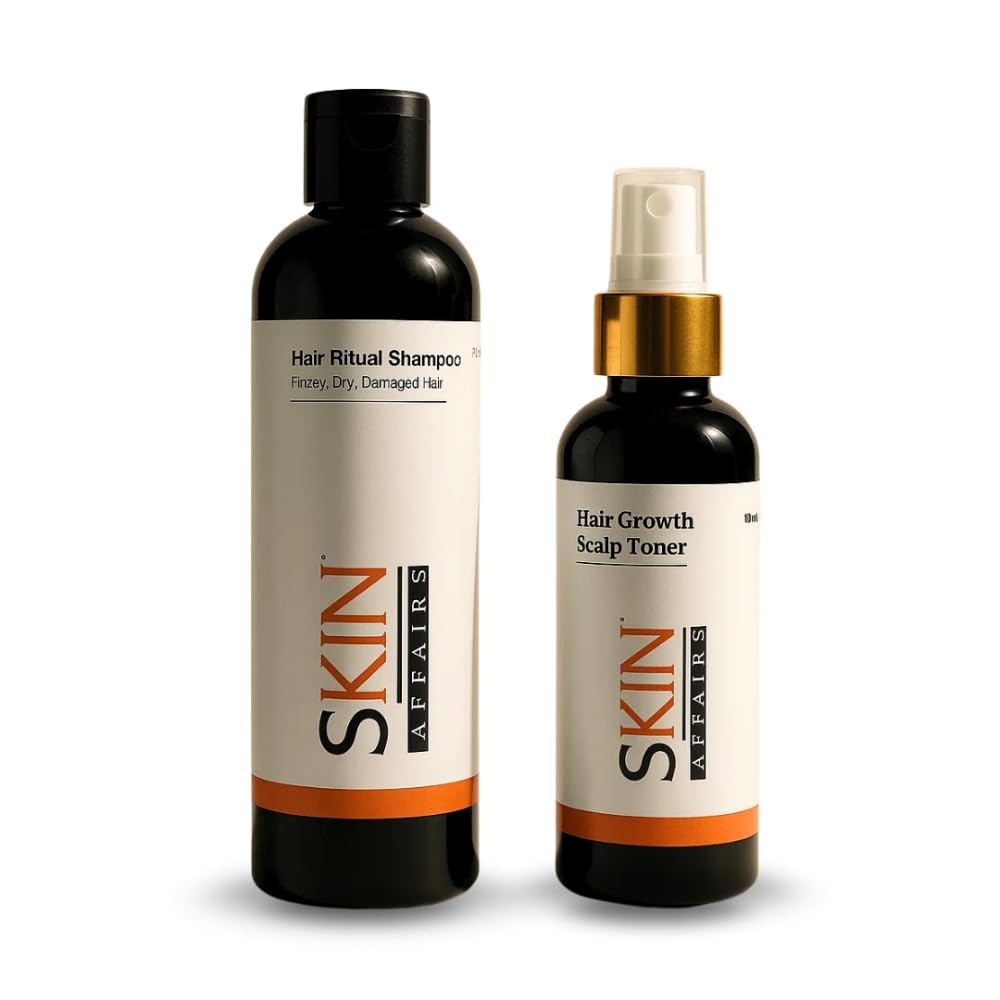 Skin Affairs Hair Fall Control Kit | Hair Ritual Shampoo and Hair Growth Scalp Toner | Reduces Hair Fall, Strengthens Roots and Promotes Growth-image-44