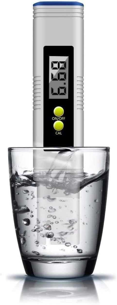 PH Meter, Digital PH Meter, PH Meter for Water, 0.01 PH High Accuracy Water Quality Tester with 0-14 PH Measurement, Water PH Tester Range for Household Drinking, Pool, Aquarium, Hydroponics