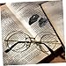 SEWACC 2PCS LED Eyeglass Clip Lights Plastic Portable Book Lamps for Night Reading Fishing Lightweight Directional Lighting Tools