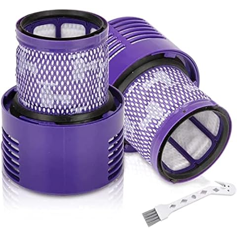 2 Stück Waschbar Weiterverwendbar Filter Ersatz für Dyson V10 SV12 Cyclone Animal Absolute Total Reinigen Staubsauger Cover