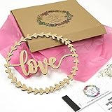 Happymots Pack Regalo San Valentin| 1 Talonario Romántico + 1 Corona de Madera de 33cmØ LOVE | Viene en una Bonita Caja Especial Enamorados | Regalos originales para San Valentin