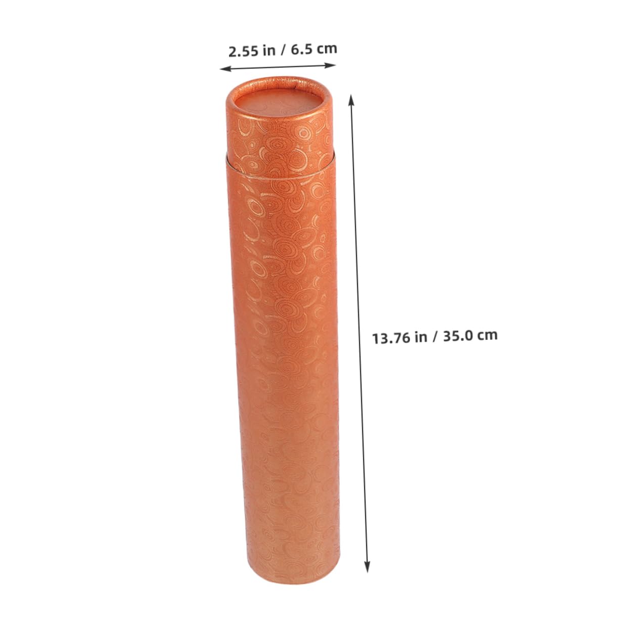 HOMSFOU 6cm Inner Diameter Art Tube Reusable Storage for Paintings Posters and Calligraphy Easy Pullout Design