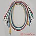 AxcessAbles 1/8 (3.5mm) TRS to 1/8 (3.5mm) TRS Balanced Minijack Stereo Patch Cables| Headphone Jack|1/8 aux Cable Bundle| 3.5mm Stereo Aux Audio Cables Multi-Color 6-Pack (3ft)