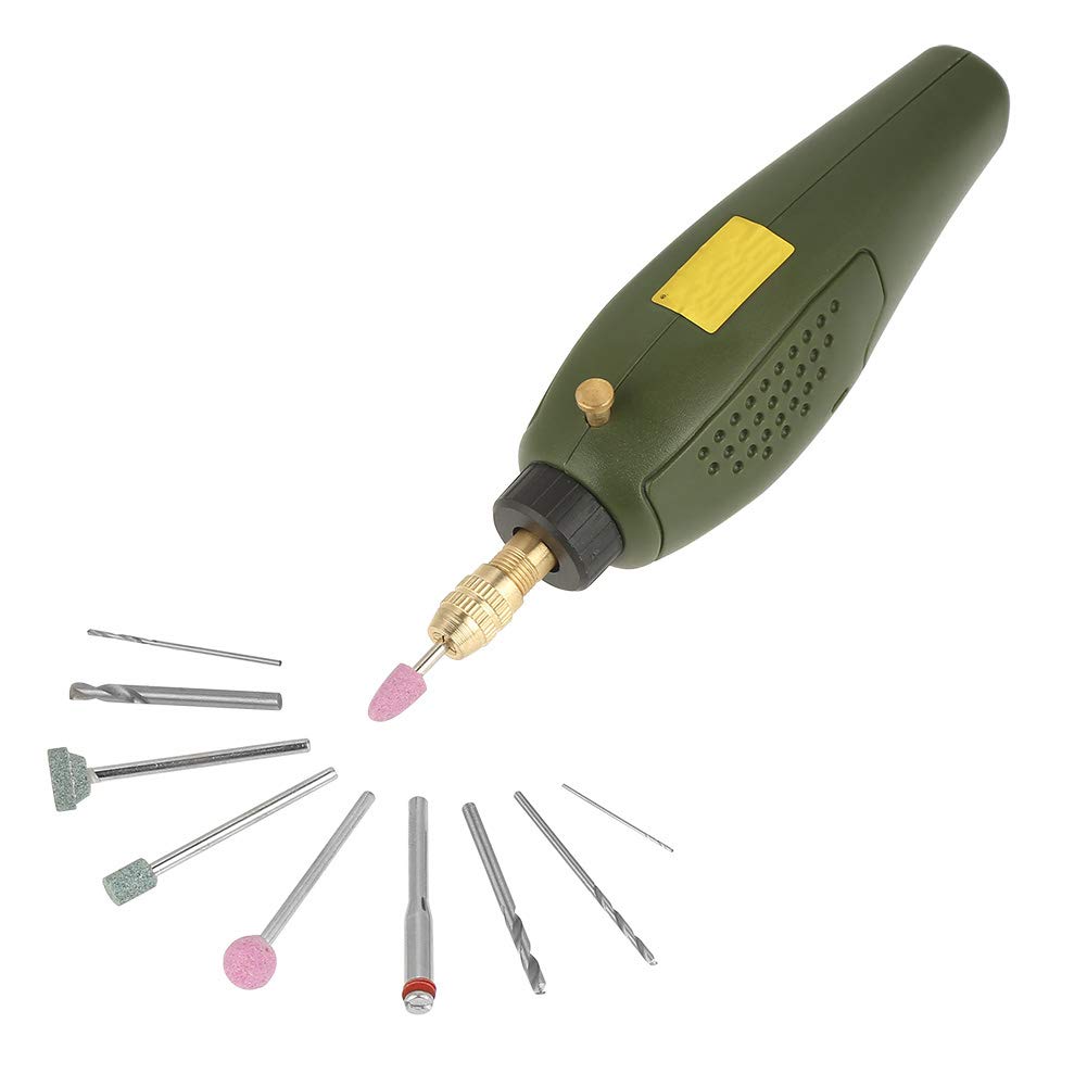 100V-240V Mini kit di utensili per trapano elettrico per incisione di foratura lucidatura (Spina UE), Trapano Elettrico Smerigliatrice Angolare Smerigliatrice Diritta