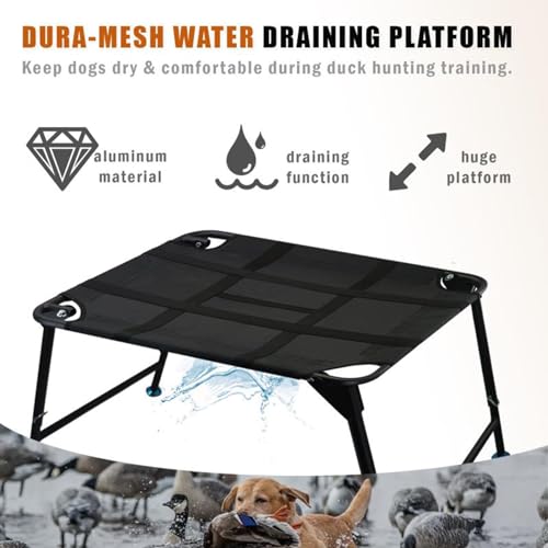 SORQINOTER Dog Hunting Training Platform,Adjustable Dog Agility Equipment,Adventure Activities in Various Wild Environments
